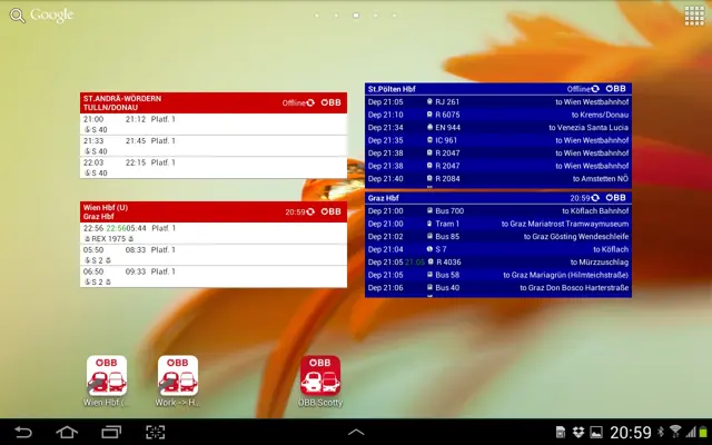 ÖBB Scotty android App screenshot 0