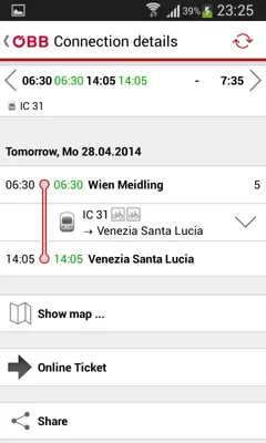 ÖBB Scotty android App screenshot 10