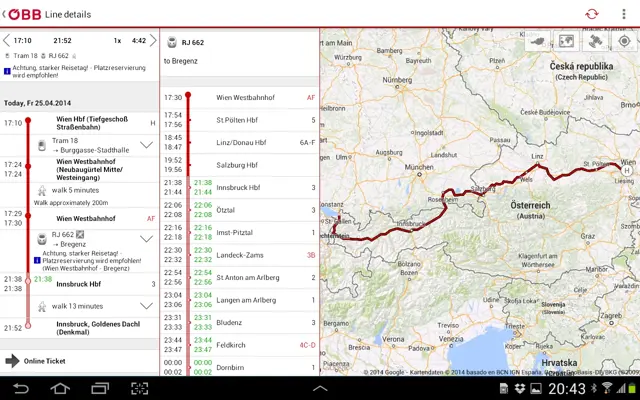 ÖBB Scotty android App screenshot 3